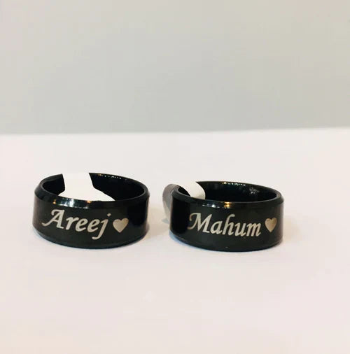 Engraved Ring with You Name