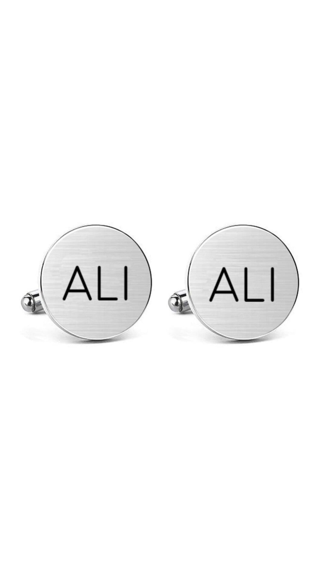 Engraved Cufflinks Your Name, Your Style